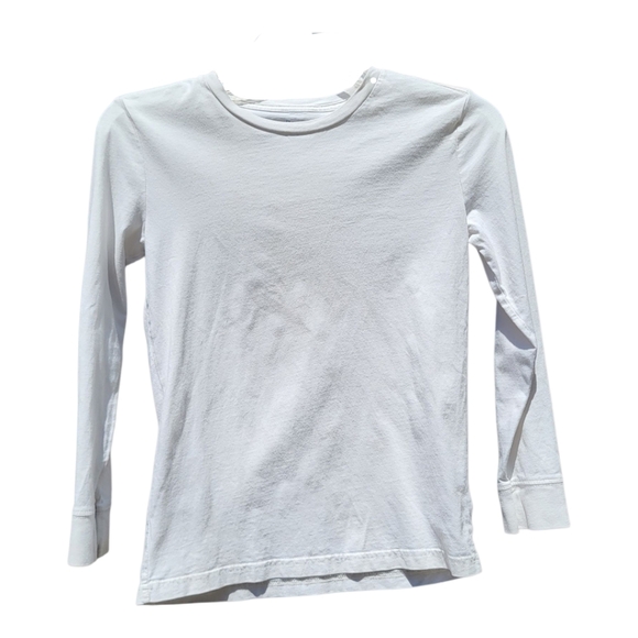 Two Kids C&C California Long Sleeve Classic Crew Neck Tees Grey & White - Size L - Picture 6 of 8